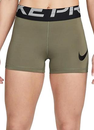 Шорты женские nike pro dri-fit 3" short training tights (арт. dm7687-222) m (44-46)