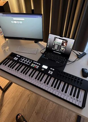Midi-клавиатура arturia keylab essential 61mk3 black