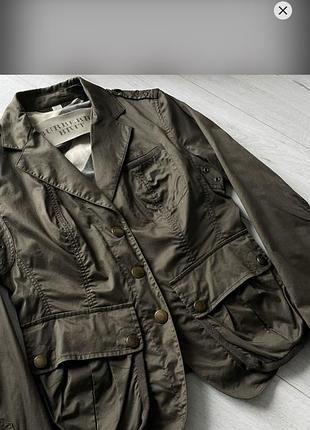 Burberry brit light khaki blazer jacket курточка 3