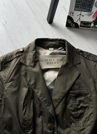 Burberry brit light khaki blazer jacket курточка 4