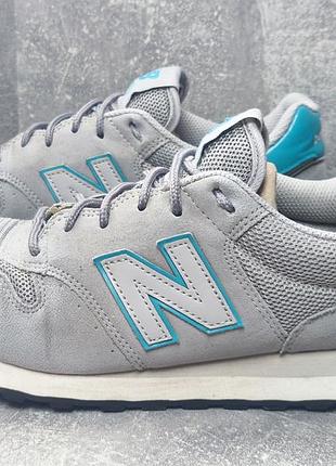 Кросівки new balance 500 grey/blue (gw500lgt) оригінал, розмір 40 (устілка 25.5 см)