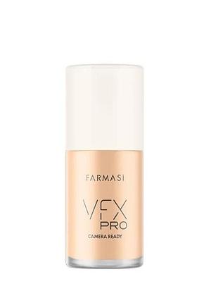 Тональна основа farmasi vfx pro camera ready foundation 04 ecru, 30 мл