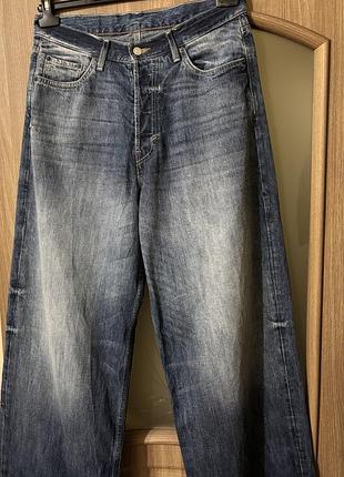 Джинсові брюки широкі сучасні weekday/h&m 5