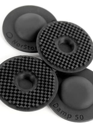 Демпфирующие ножки norstone damp 50 black rubber