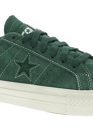 Кросівки converse замша зелені нові