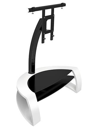 Тб-тумба, стійка під телевізор/апаратуру norstone-design galby white-black