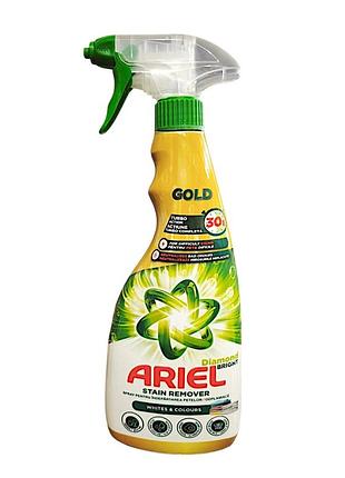 Пятновыводитель-спрей ariel gold для белых и цветных вещей 750 мл 4594