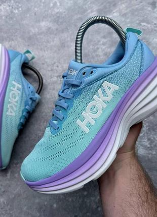 Кроссовки мужские hoka bondi 8 wide (широка колодка) (40 (25.5 см))