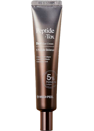Крем для кожи вокруг глаз с пептидным комплексом medi-peel peptide peptide bor-tox eye cream, 40 мл