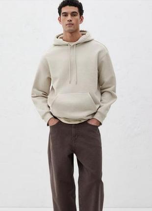 Худи от h&m на флисе мужское
