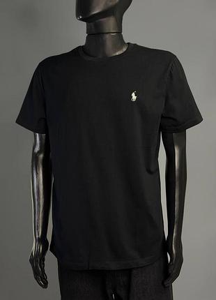 Футболка polo ralph lauren чорний з червоним l