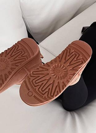 Жіночі ugg ultra mini pink suede 8