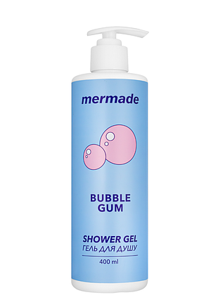 Гель для душа mermade bubble gum с ароматом жвачки 400 мл