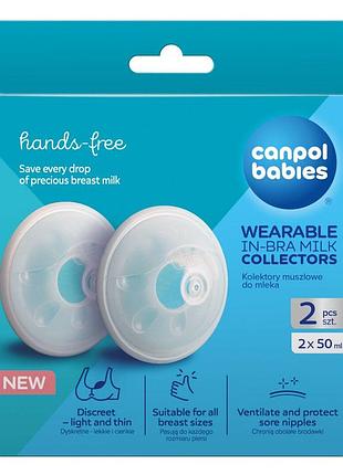 Canpol babies вкладной контейнер молокосборник 2шт.