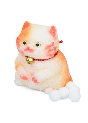 Детская антистресс-игрушка "кошечка" ms 4764(orange-2) размер 9 см
