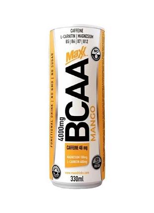 Амінокислота bcaa maxx bcaa vitamin drink, 330 мл - манго