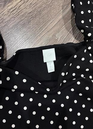 Топ в горошок h&m 5