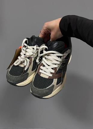 Кроссовки asics gel-1130 black grey beige brown