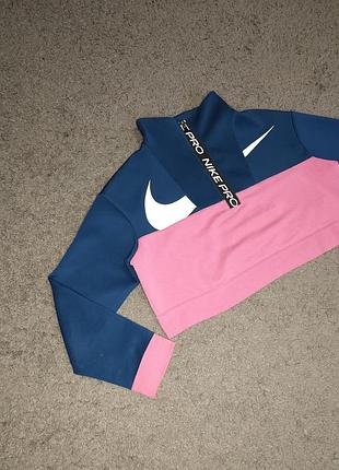 Женская укороченная олимпийка nike pro dri-fit 2