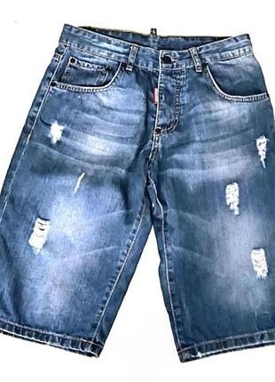 Мужские джинсовые брендовые шорты dsquared.
