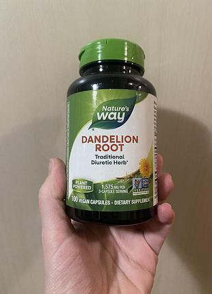 Корінь кульбаби dandelion root nature‘s way