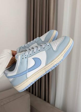 Женские кроссовки nike sb dunk blue white 2