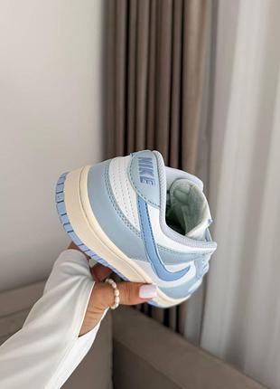 Женские кроссовки nike sb dunk blue white 8