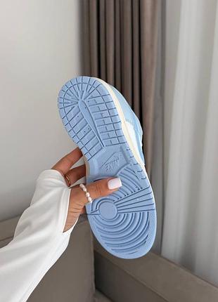 Женские кроссовки nike sb dunk blue white 9
