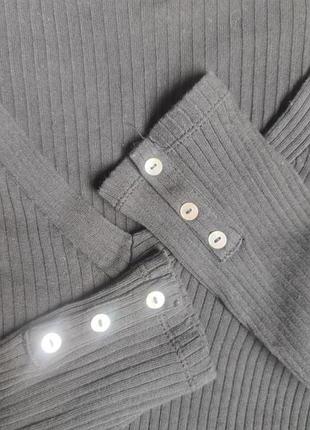 Лонгслив из хлопка в рубчик inwear р.s-м 7