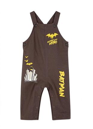 Детский серый полукомбинезон комбинезон ромпер  бэтмен batman dc comics primark 1- 1.5 года