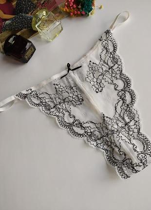 Нові ажурні трусики стрінги m&s, uk 16, eur 44, 2xl