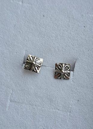Сережки chrome petals