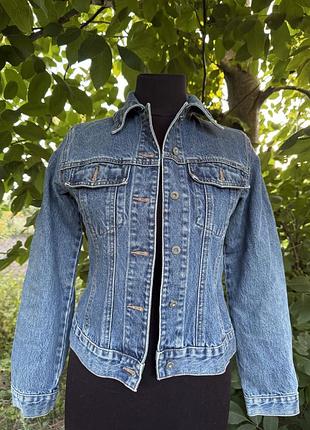 Куртка джинсова жакет синій goood jeans розмір 38