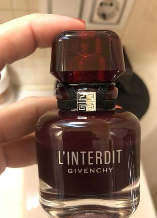 Givenchy l'interdit eau de parfum rouge 5