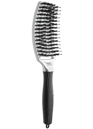 Щітка olivia garden finger brush combo trinity silver 2