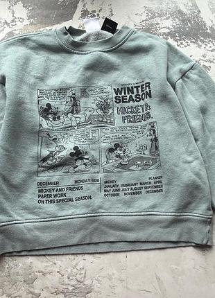 Світшот з міккі маусом zara disney