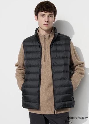 Uniqlo ultralight vest  мужская пуховая жилетка/безрукавка/тужурка