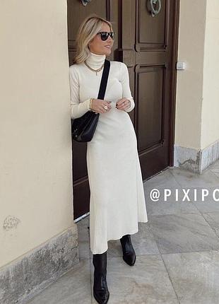 Zara, плаття, сукня, тепле, в рубчик