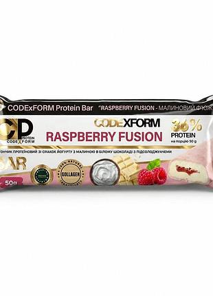Протеиновый батончик codexform protein bar, 50 грамм - клубничный чизкейк