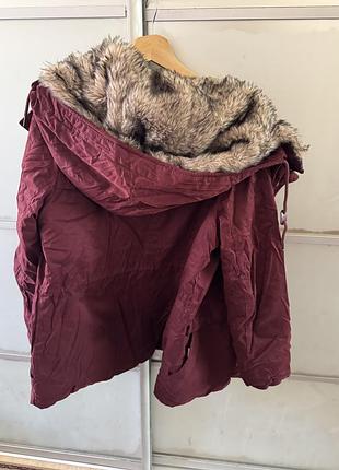 Бордова куртка pull&amp;bear 2