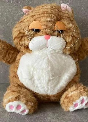 Игрушка мягкая кот-батон гарфилд 65см 69255 рыжий