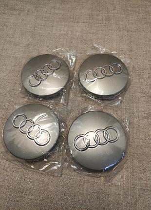 Ковпачки на диски audi 4b0601170, комплект 4 шт,