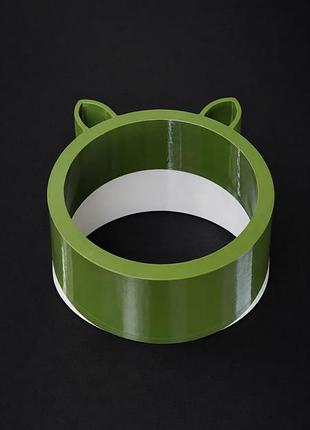 Зручна та стильна 3d-друкована підставка для миски, яка допомагає організувати місце для годування та підтримувати порядок навколо миски.
