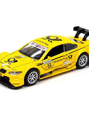 Детская автомодель bmw m3 dtm technodrive 250257 желтый