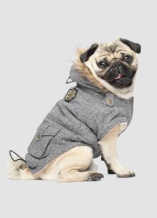 Alaskan army dog parka  aldi pet парка/попонка/куртка для собак, размер на небольшую собачку