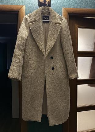Пальто зара zara букле
