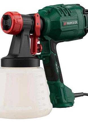 Фарбопульт електричний parkside pfs 400 a1 400вт бачок 900мл продуктивність 500 мл/хв