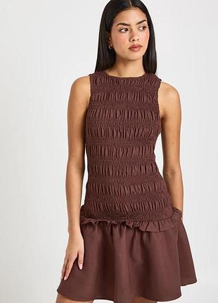 🥰 нова! сукня резинка з рюшем boohoo 16