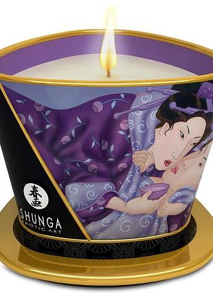 Масажна свічка shunga massage candle exotic fruits із запахом екзотичних фруктів 170 мл