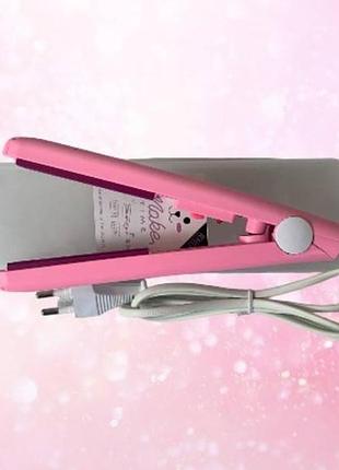 Мини плойка гофре make time hongdi rn 118 розовая